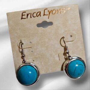 Vintage Turquoise Dangle Earrings